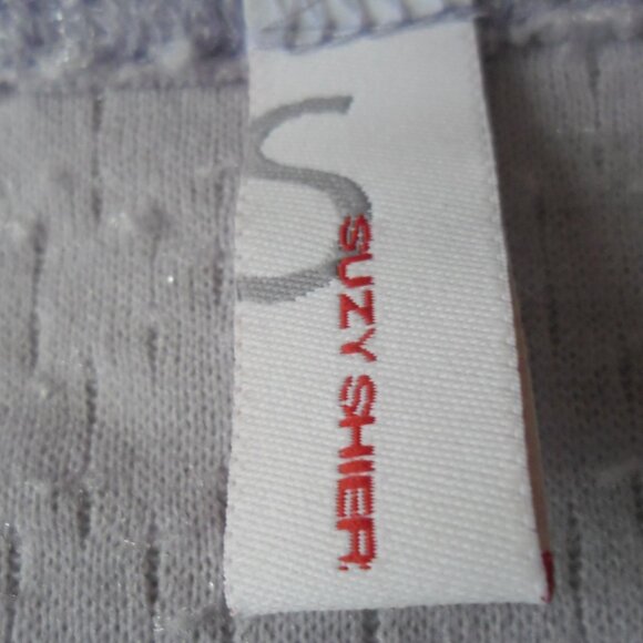 Sparkly pale mauve top with partial lining. Small size. - Picture 3 of 3